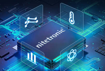 Microchip representing MEMS sensor technology and its applications in societal evolution.