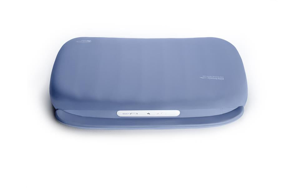 Real Nitetronic A1 blue smart anti-snore pillow with integrated side controls