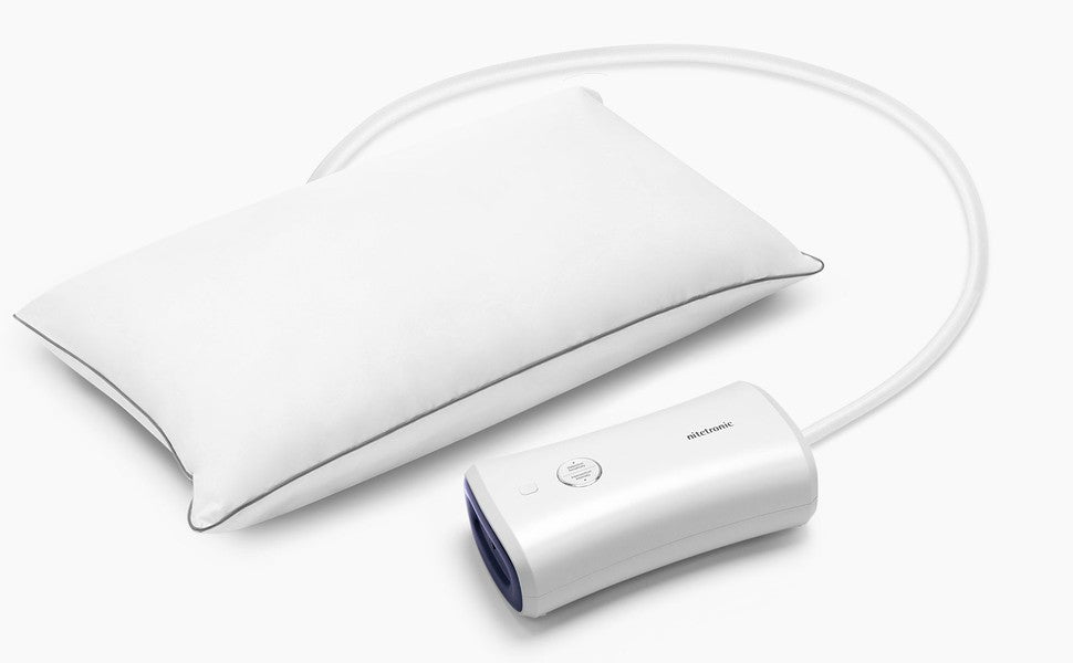 Nitetronic Z6 smart anti-snore pillow and its separate controller