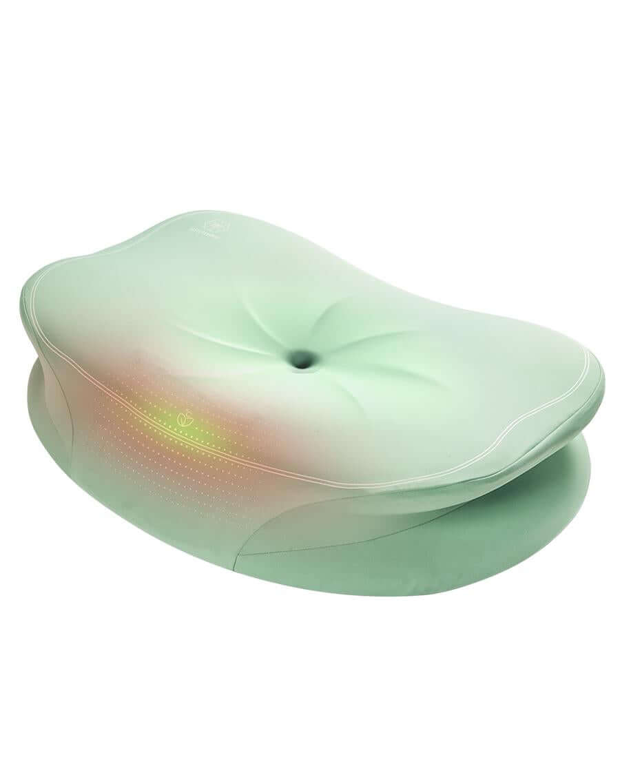 Nitetronic H02 Lotus Neck Care Pillow with ergonomic design for multi-position support, memory foam, and natural warmth features.
