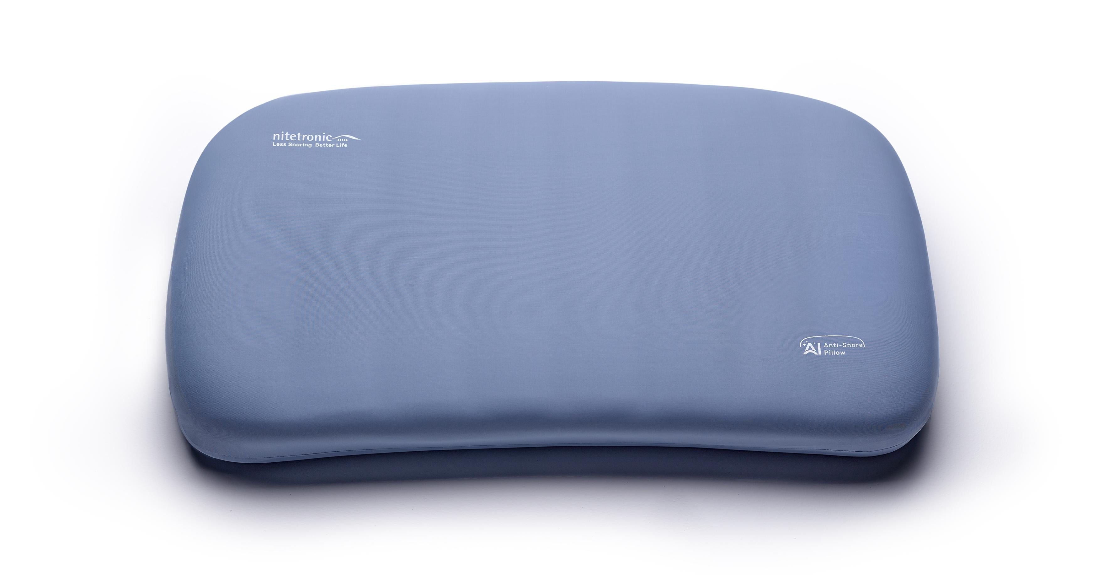 Orthopedic blue cushion for ergonomic support and comfort