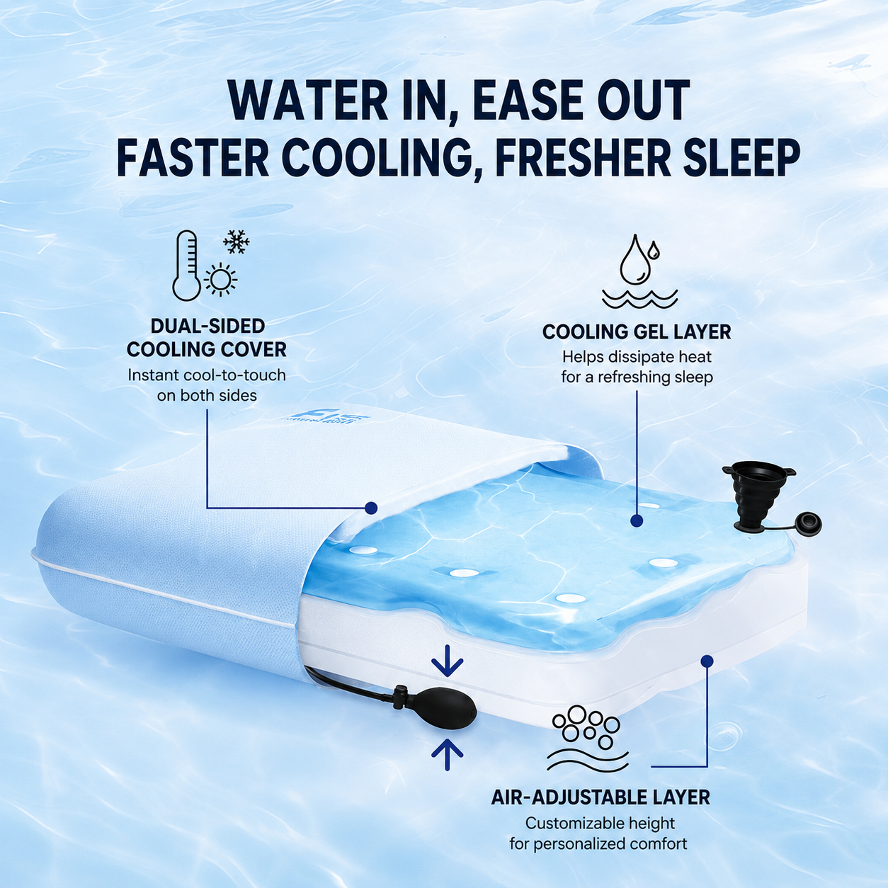 Nitetronic F2 Floating Pillow