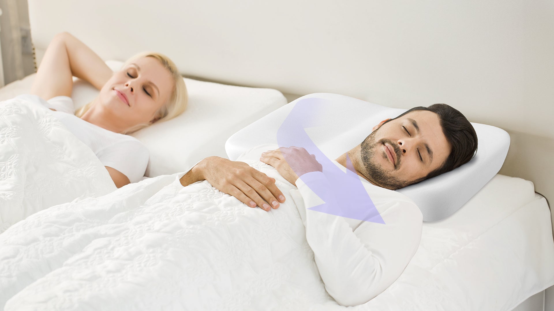 Nitetronic Z10 Side-Sleeping Anti-Snore Pillow