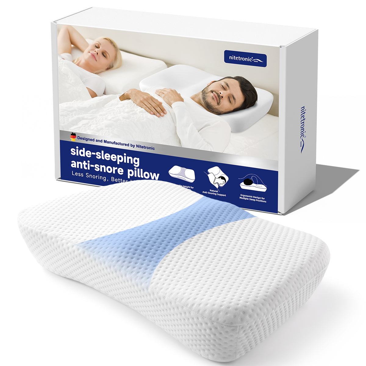 Nitetronic Z10 Side-Sleeping Anti-Snore Pillow